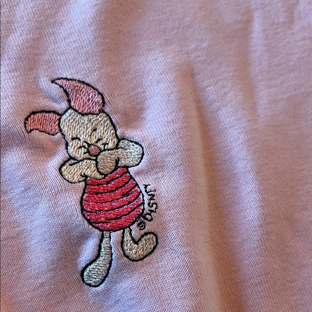Vintage Liz Claiborne short Sleeve Tee Pooh & Piglet - Picture 4 of 8